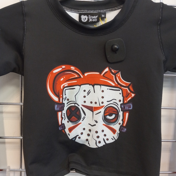 Scummy Bears Figure T.G.I.F. horror queen athleisure stretch top! - Picture 10 of 10